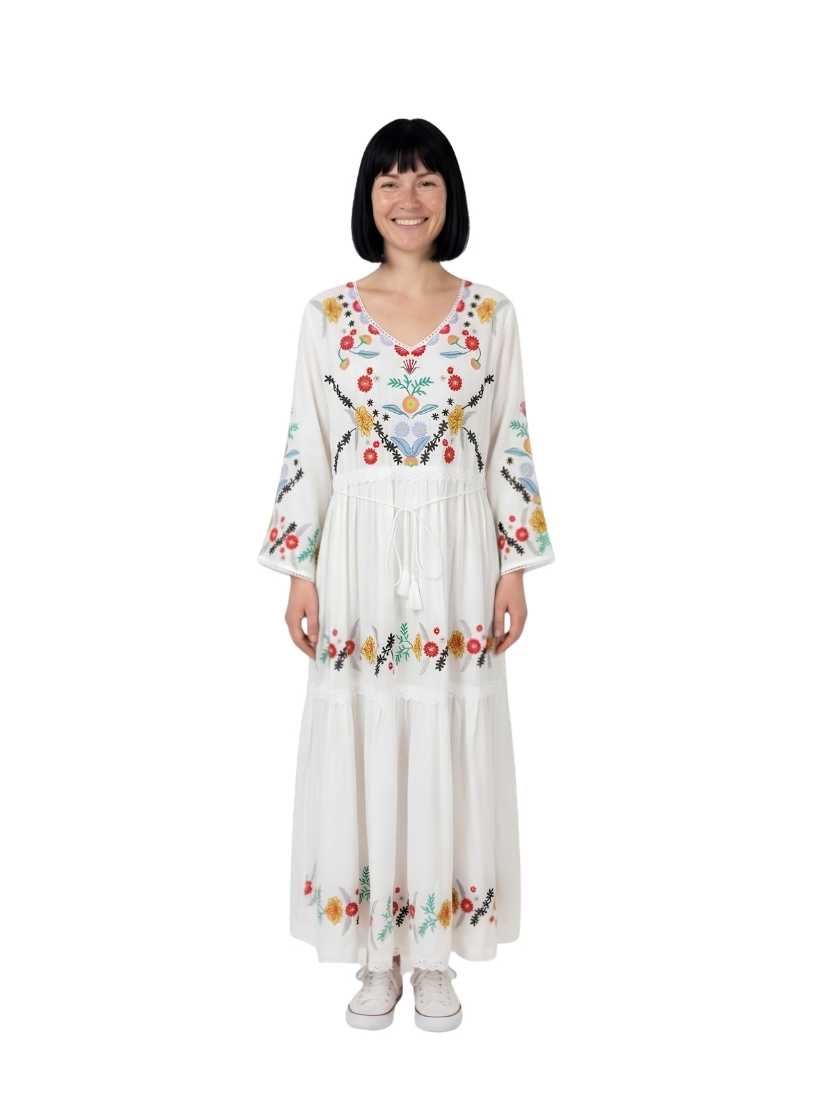 Rochie dama casual A26 alb