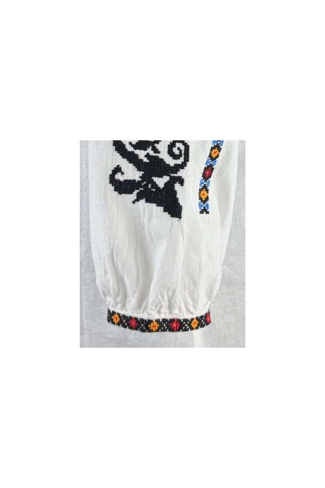 Bluza dama AU26 alb/negru