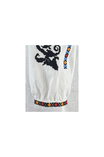 Bluza dama AU26 alb/negru