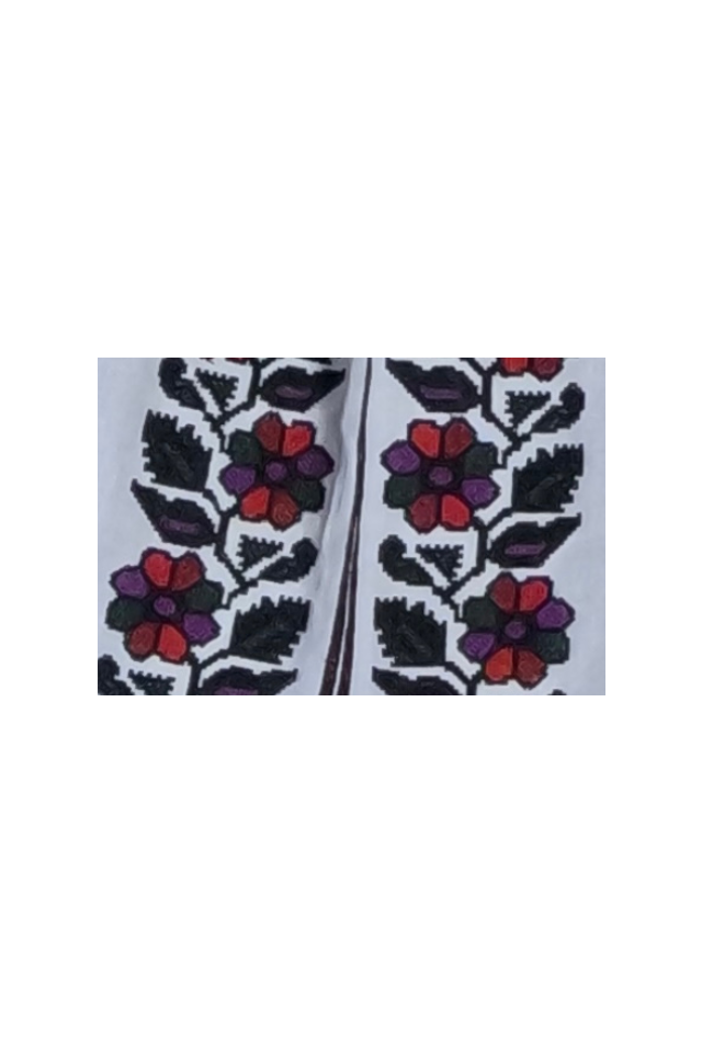 Bluza tip ie dama B23, alb/mov