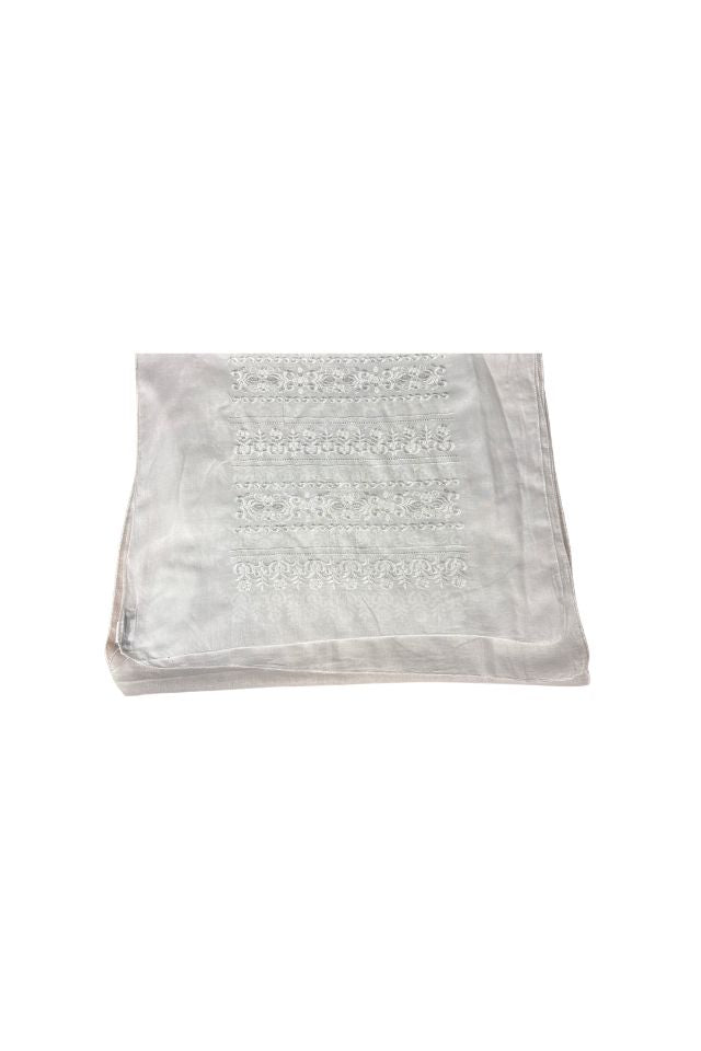 Marama traditionala MA alb crystal