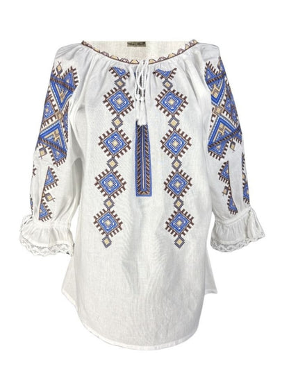 Bluza dama M26 alb/maro