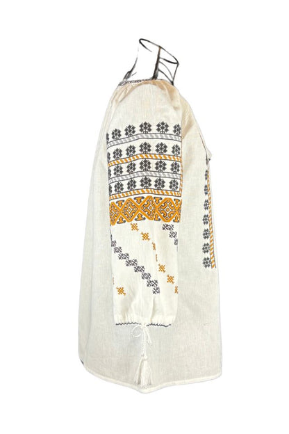 Bluza tip ie dama R25 alb/gri