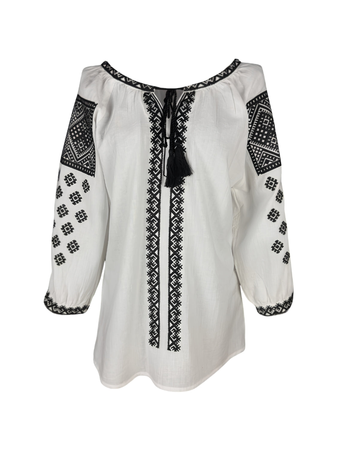 Bluza dama IL26 alb/negru