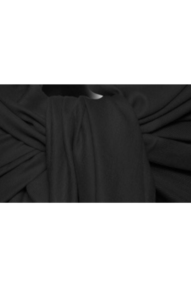 Esarfa tip sal din casmir, negru