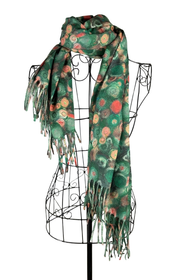 Fular dama tip casmir SEC verde