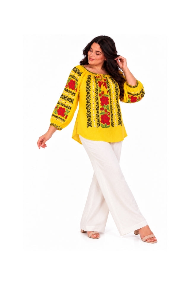 Bluza dama OG26 galben