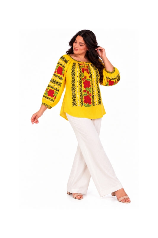 Bluza dama OG26 galben