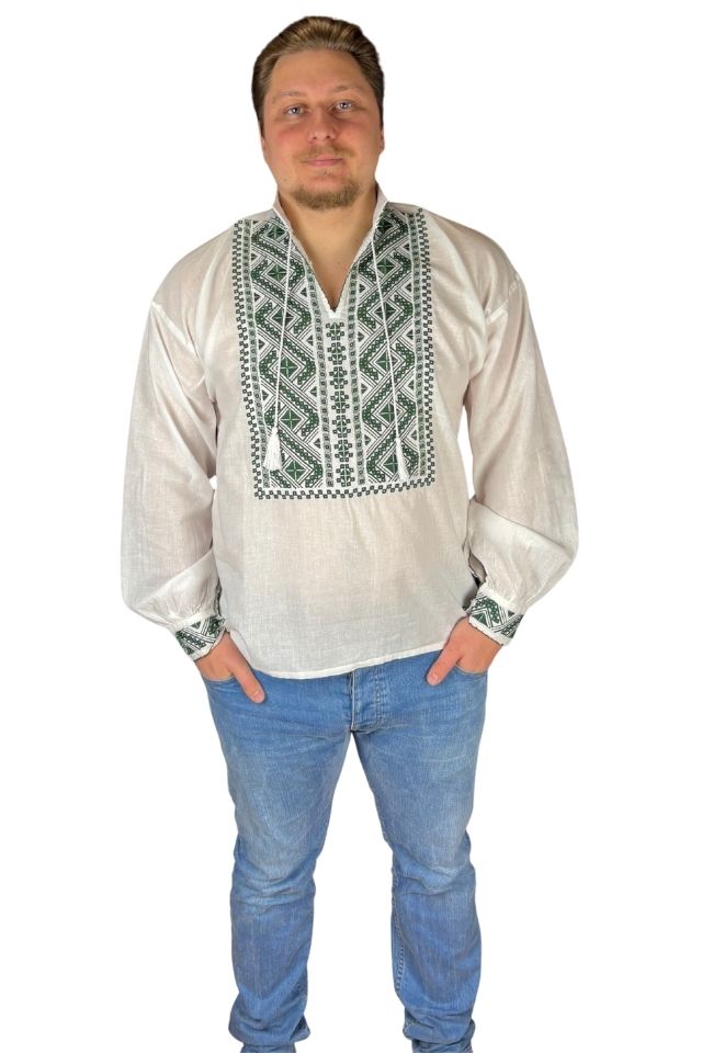 Ie barbati CP26 alb crystal/olive