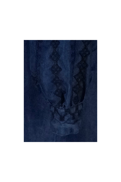 Bluza tip ie dama denim B23, bleumarin