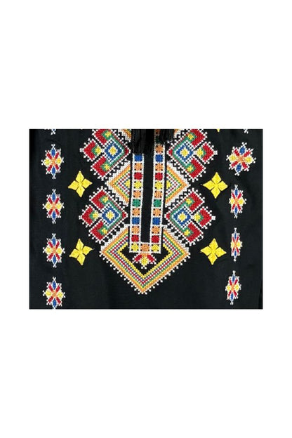 Bluza tip ie dama R24, negru/galben