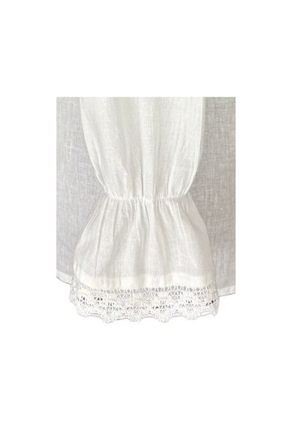 Bluza fete CPO alb/albastru