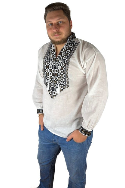 Ie barbati CPB3 alb/maro