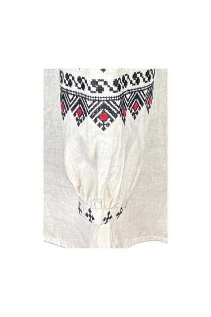 Bluza dama A26 bej/rosu