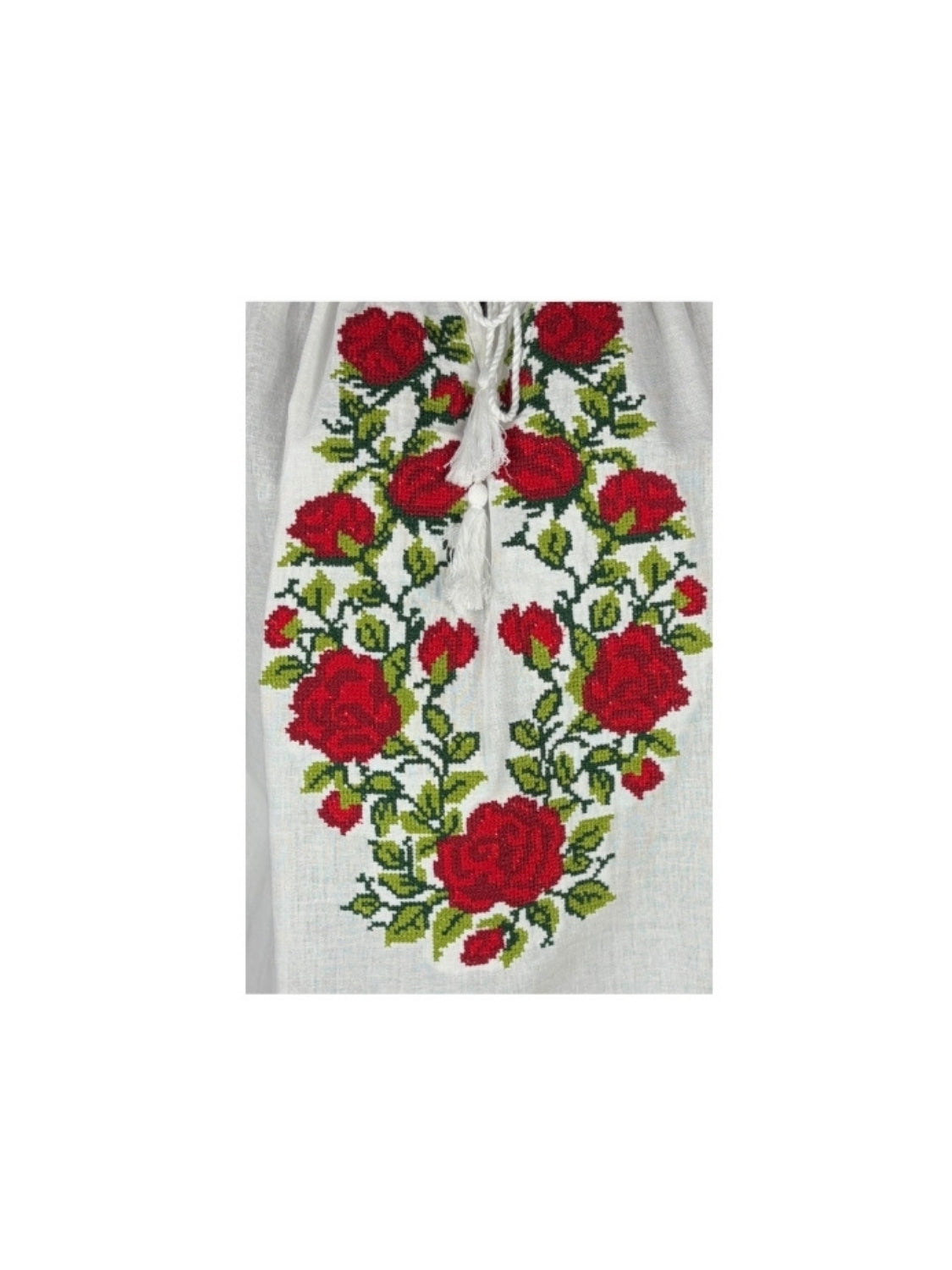 Bluza dama IL26 alb/rosu