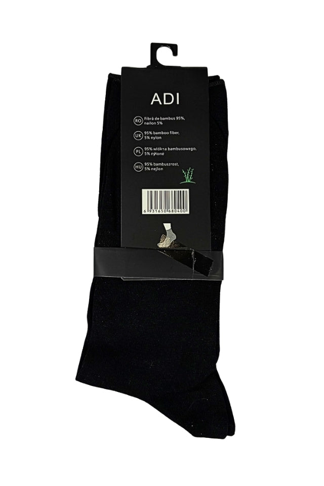 Sosete lungi din bambus set 5 bucati IL26 negru