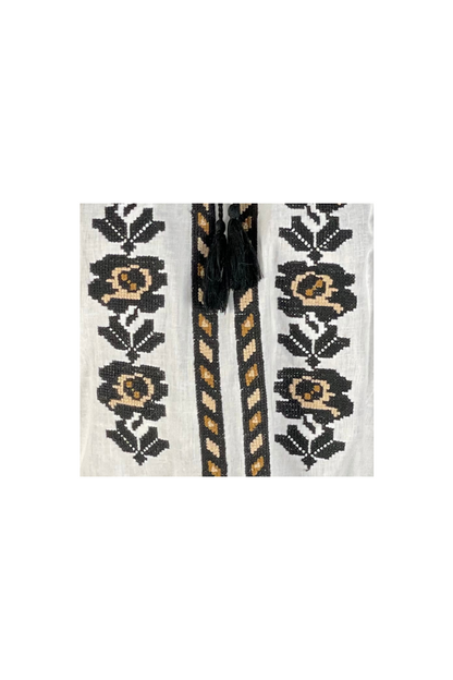 Bluza tip ie dama R24, alb/bej