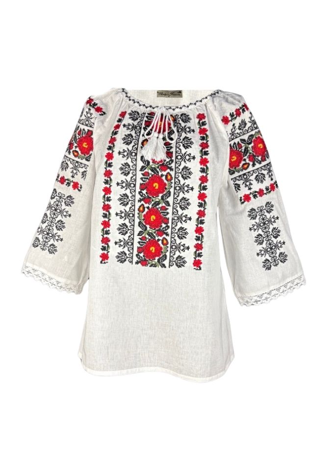 Bluza dama tip ie 257 alb/galben
