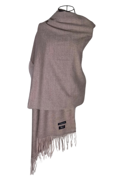 Fular dama uni 24U, 180x70cm, crem deschis