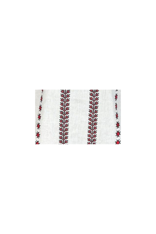 Bluza dama DEC alb/rosu bordo