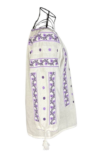 Bluza dama RSL5 alb/mov