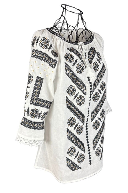 Bluza dama O25 alb/crem