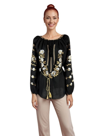 Bluza dama tip ie I26 negru/alb