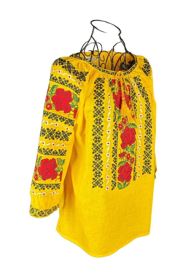 Bluza dama RS25 galben/rosu