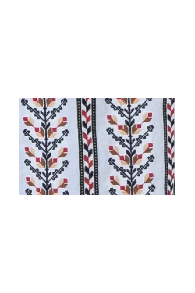 Bluza tip ie dama B23 alb/rosu