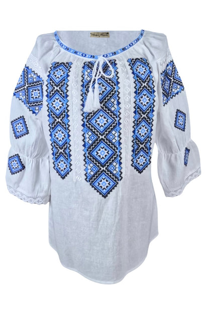 Bluza dama tip ie RD24, alb/negru