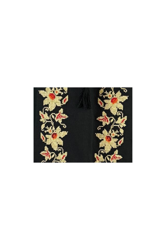 Bluza tip ie dama R24, negru/portocaliu