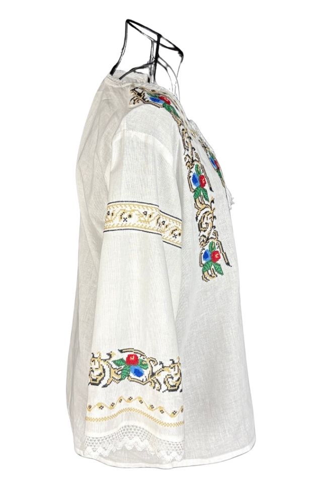 Bluza dama RS25 alb/galben