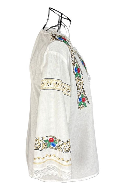Bluza dama RS25 alb/galben