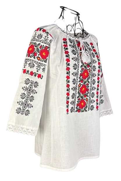 Bluza dama tip ie 257 alb/galben