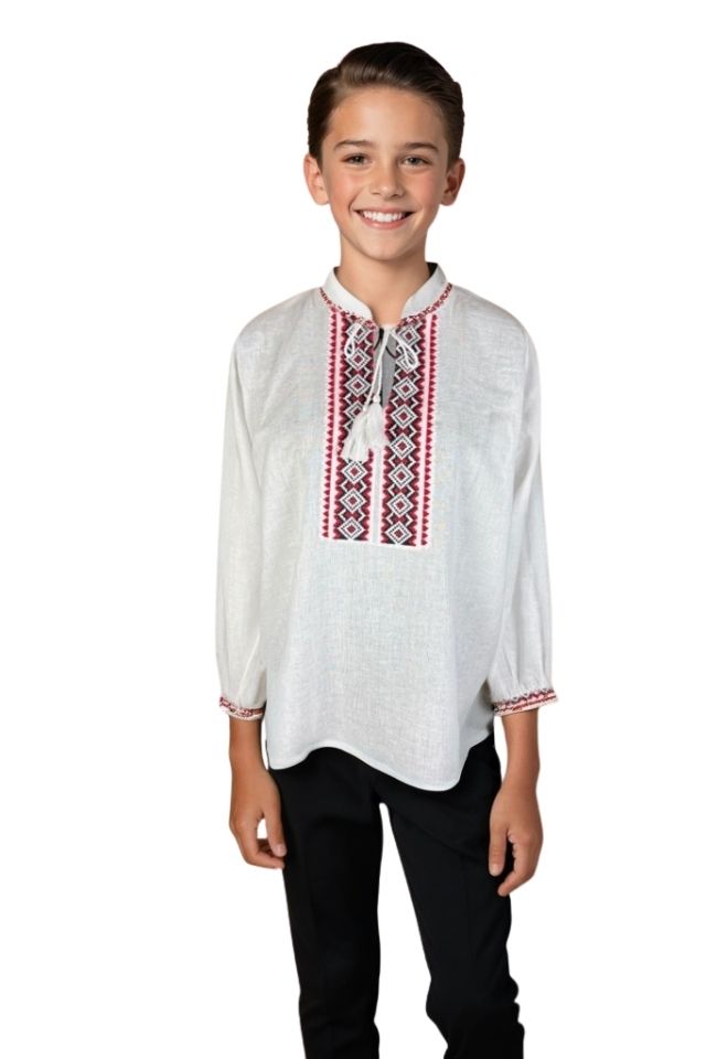 Bluza baieti CPB alb crystal