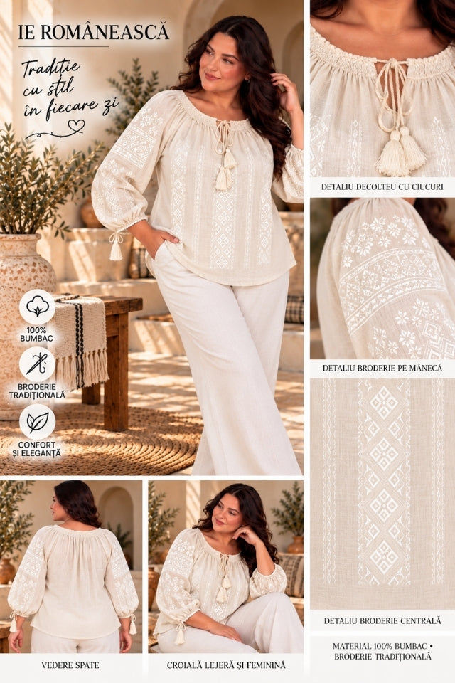 Bluza dama OG26 crem