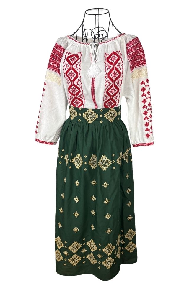 Fusta dama A26 verde