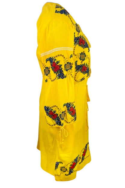 Rochie dama casual RC24, galben