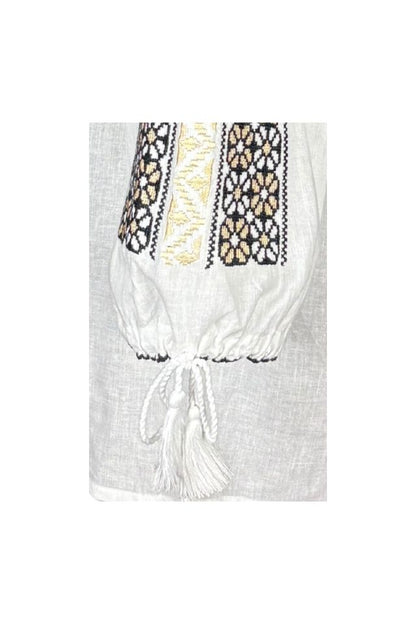 Bluza dama A26 alb/bej