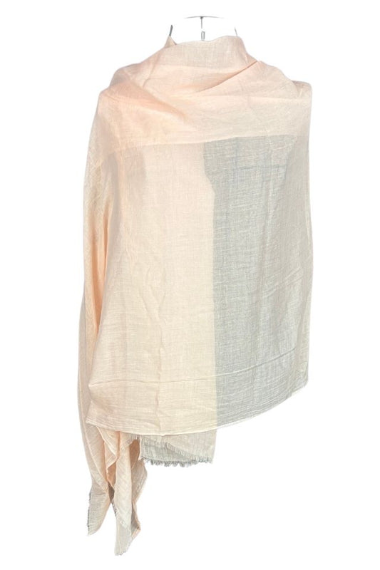 Esarfa dama uni 25VM, roz pastel 180 x 95 cm