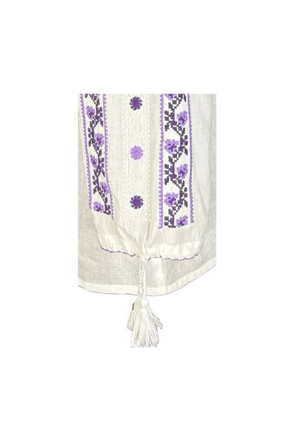 Bluza dama RSL5 alb/mov