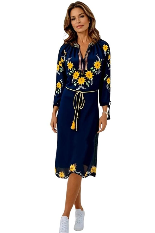 Rochie dama casual RDF, bleumarin