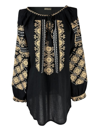 Bluza dama tip ie I26 negru/bej