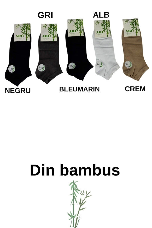 Sosete din bambus set 5 bucati IL26 multicolor