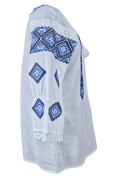 Bluza dama tip ie RD24, alb/negru