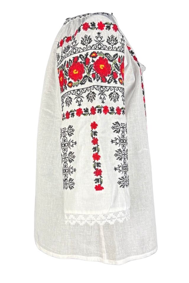 Bluza dama tip ie 257 alb/galben