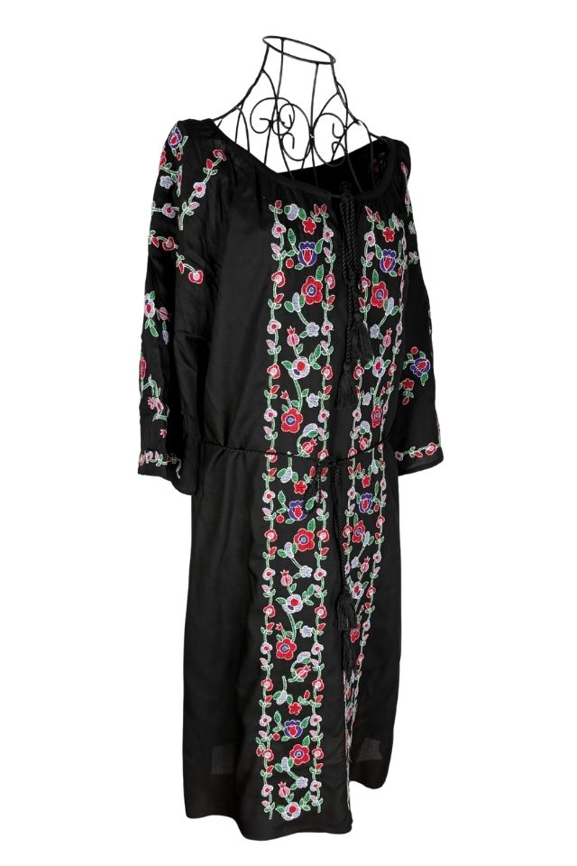 Rochie dama S25 negru/mov