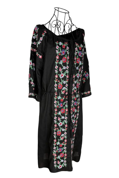 Rochie dama S25 negru/mov