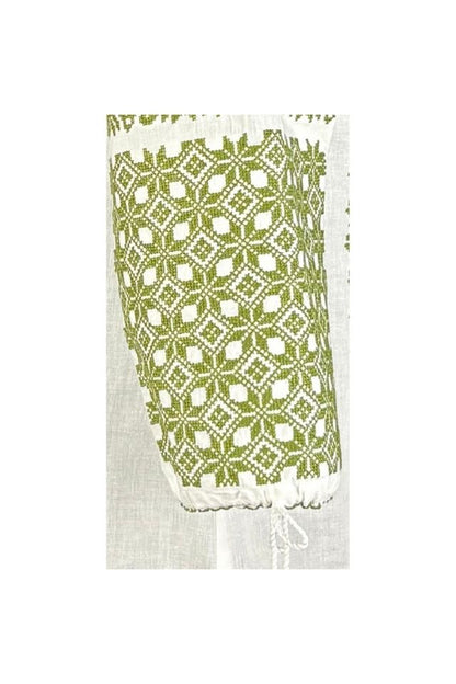 Bluza dama RA25 alb/verde