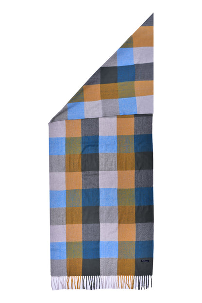 Fular casmir P unisex 9 , Dacali, bleu/gri
